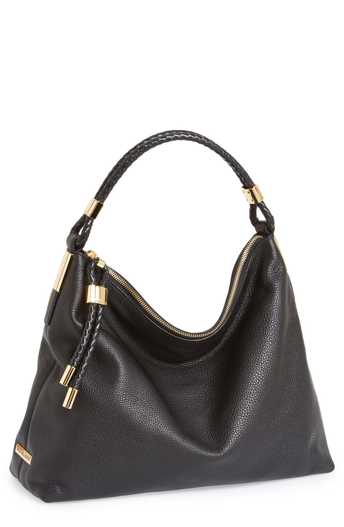 Michael Kors 'Skorpios' Leather Hobo, Main, color, 