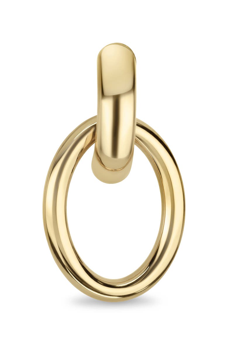 14K Gold Circle Drop Earrings, Alternate, color, 14K YELLOW GOLD
