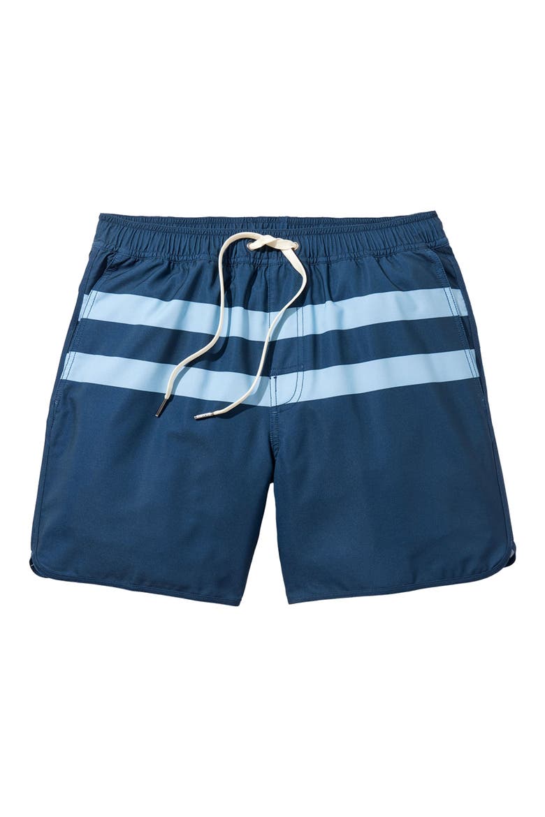 The Anchor Swim Trunks, Alternate, color, LIGHT BLUE STRIPE