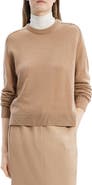 Theory Cashmere Crewneck Crop Sweater