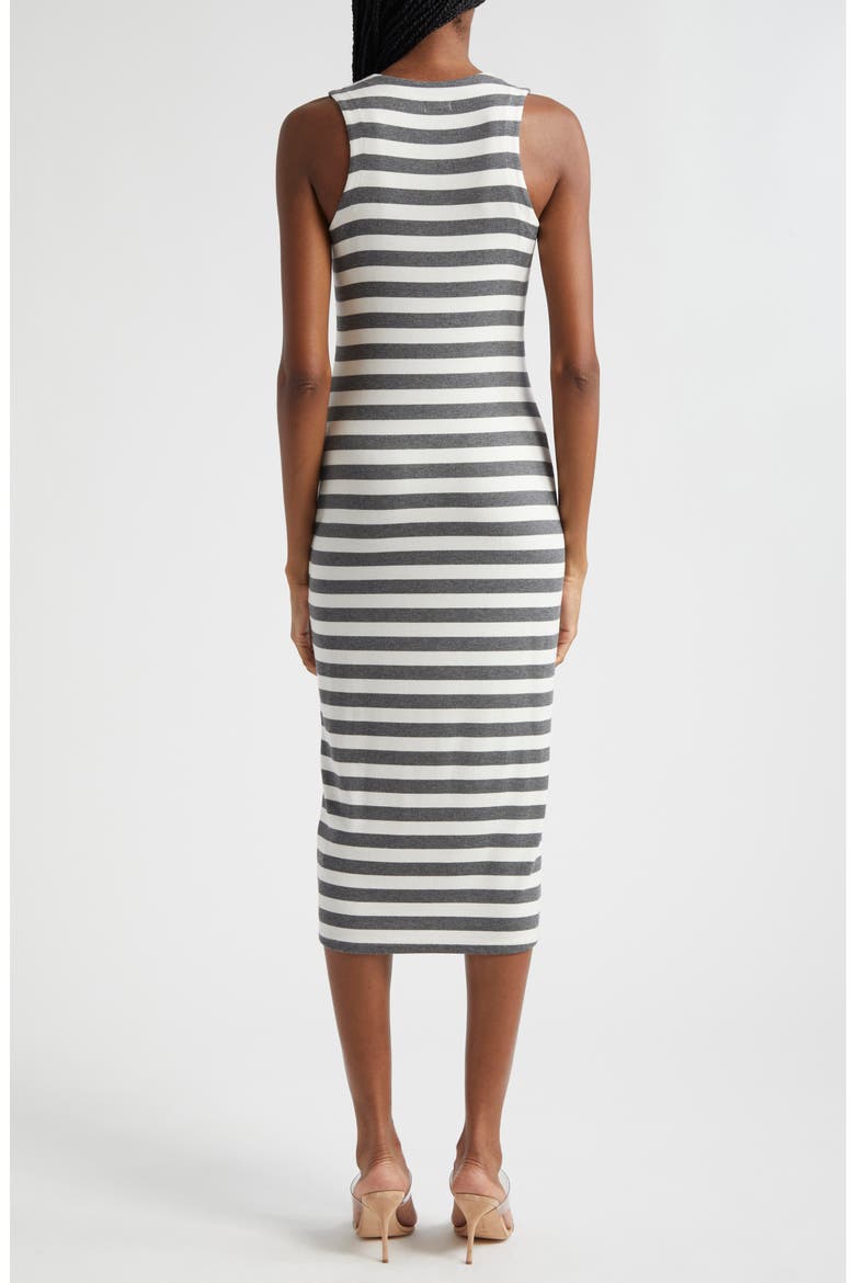 Stripe Racerback Midi Dress, Alternate, color, MARENGOWH