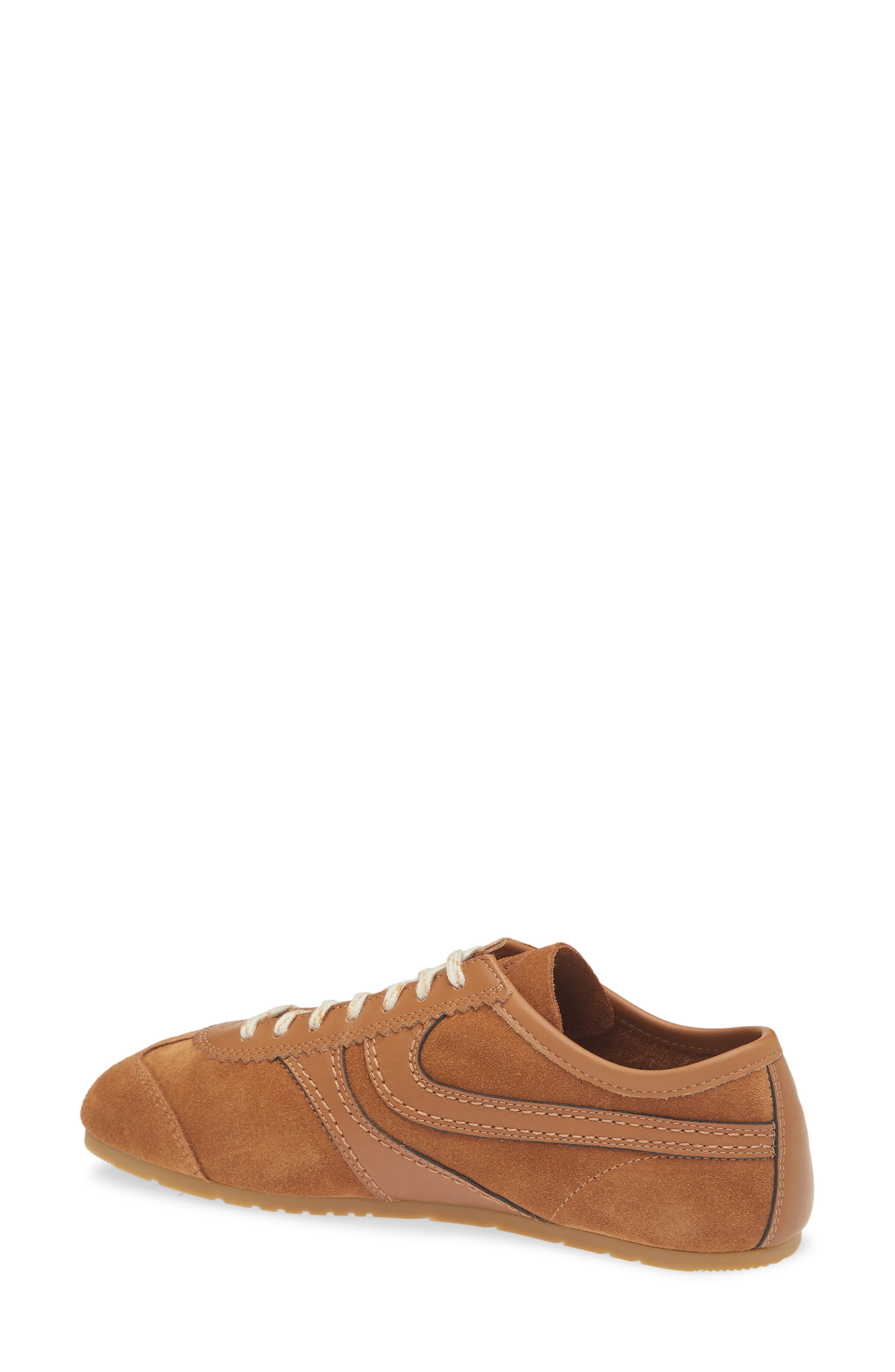 Suede Low Top Sneaker, Alternate, color, 712 TAN