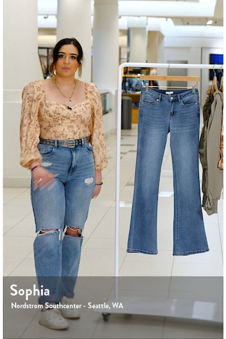 Low Rise Flare Jeans video