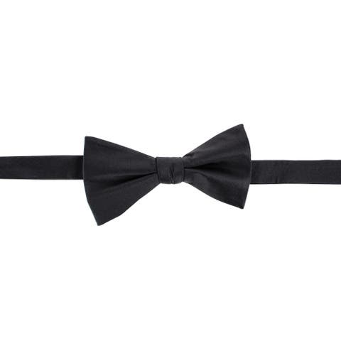 Big & Tall Sutton Solid Color Silk Bow Tie