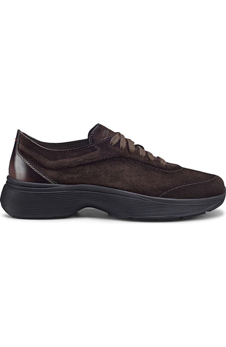 Santoni Bounce Sneaker, Alternate, color, Dark Brown