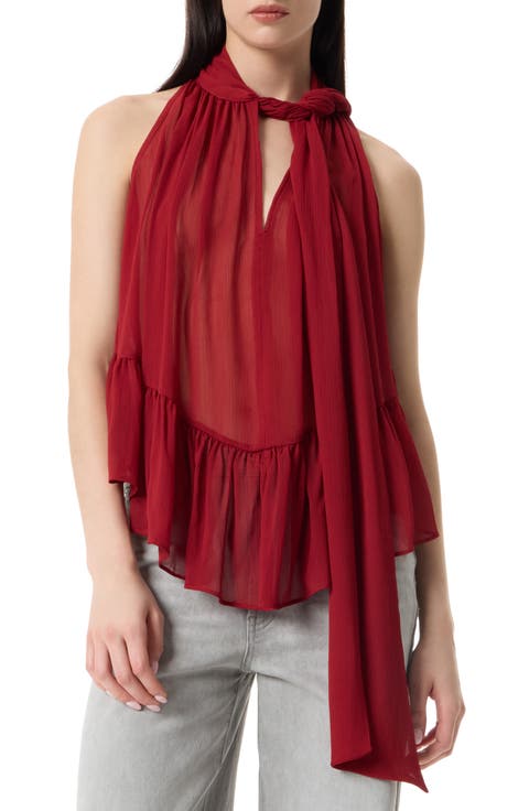 Kellie Volume Halter Top