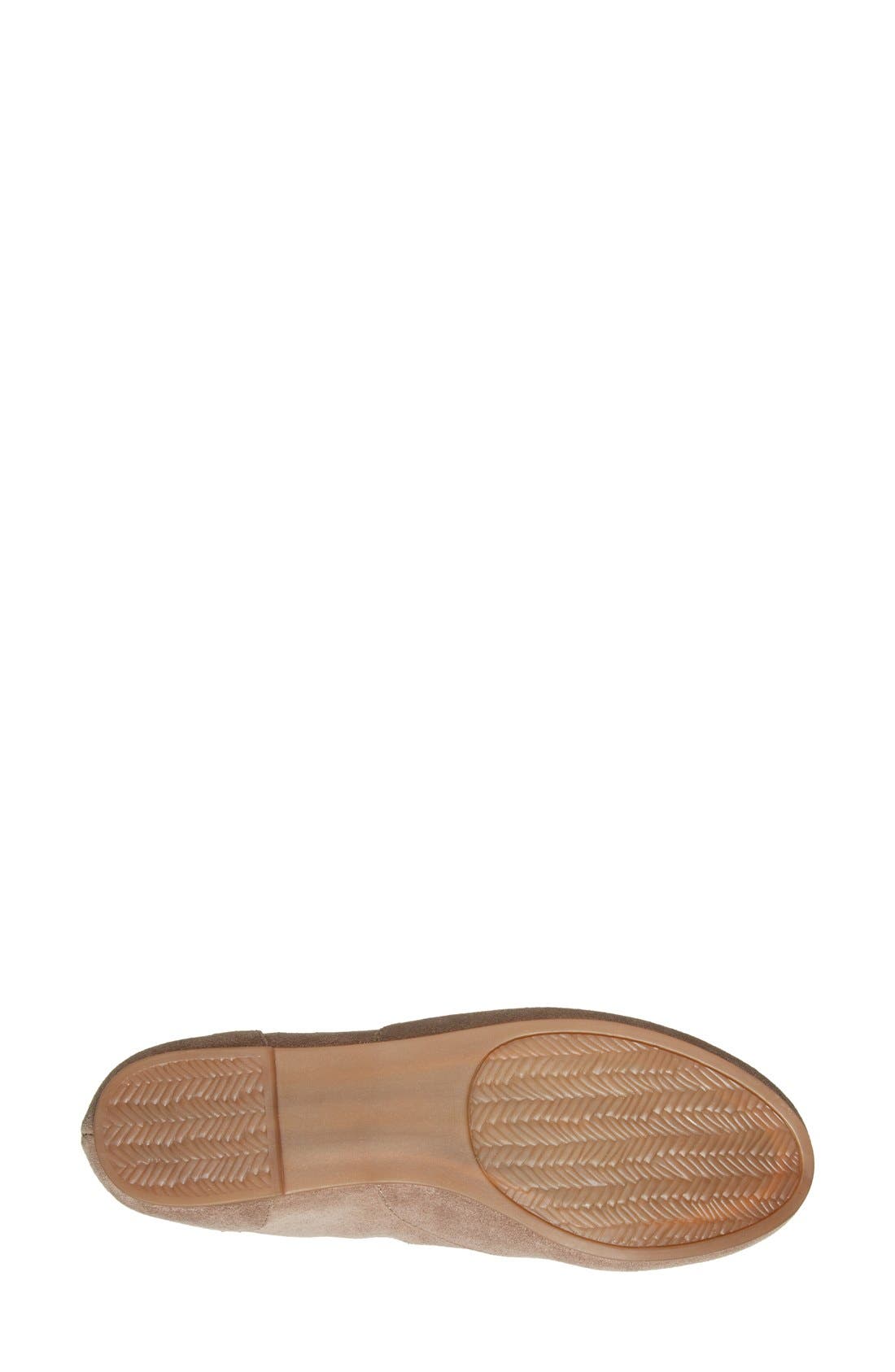 'Elena' Suede Oxford, Alternate, color, TAUPE