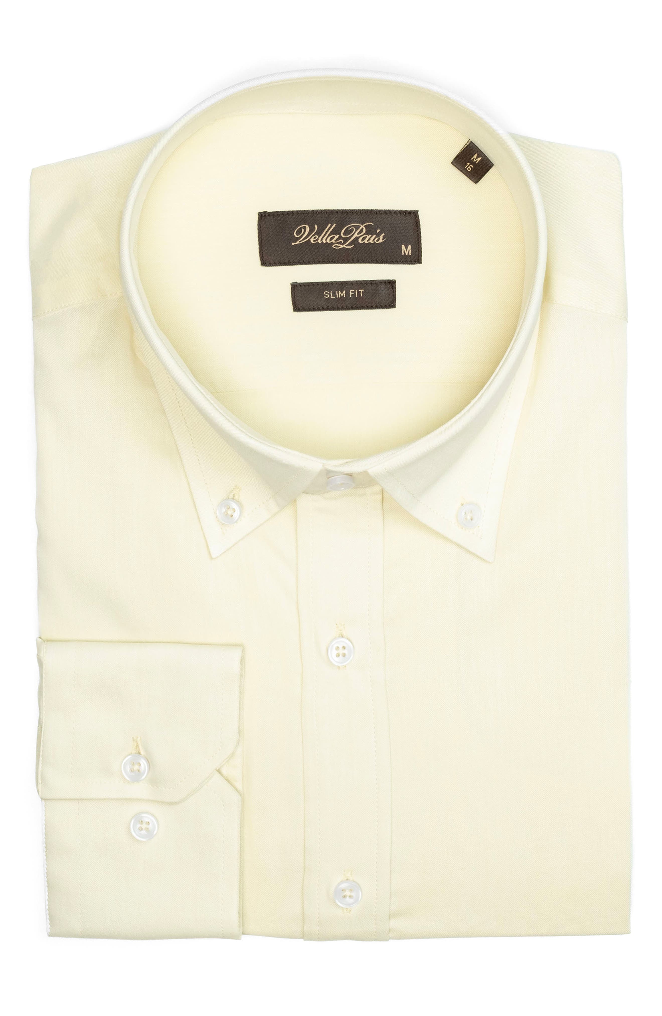 Crystal Slim Fit Cotton Dress Shirt