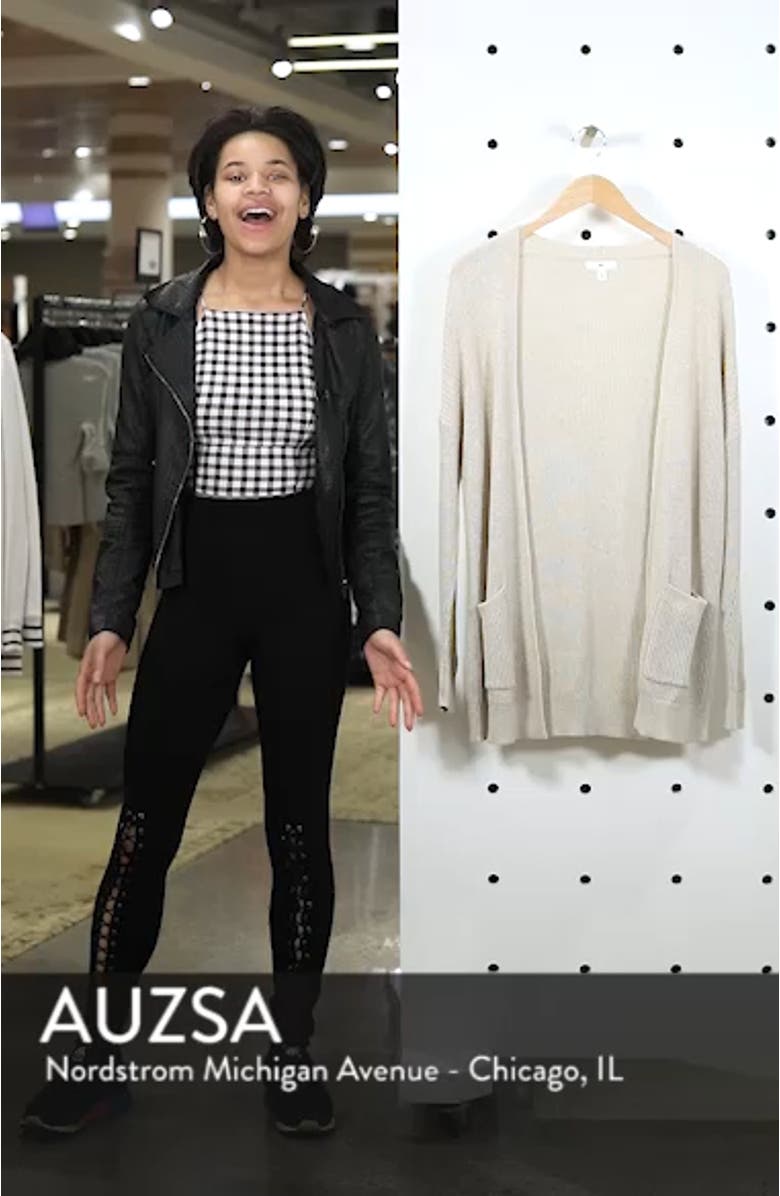 Open Front Cotton Cardigan, sales video thumbnail