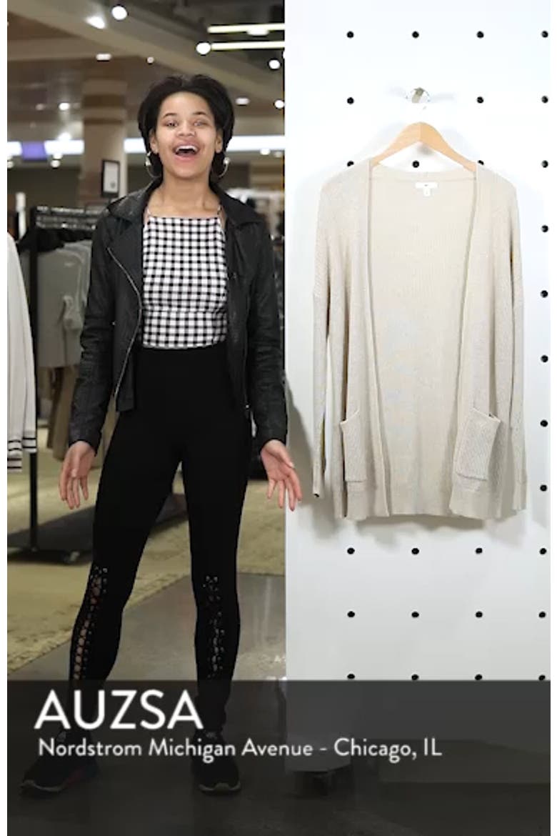 Open Front Cotton Cardigan video