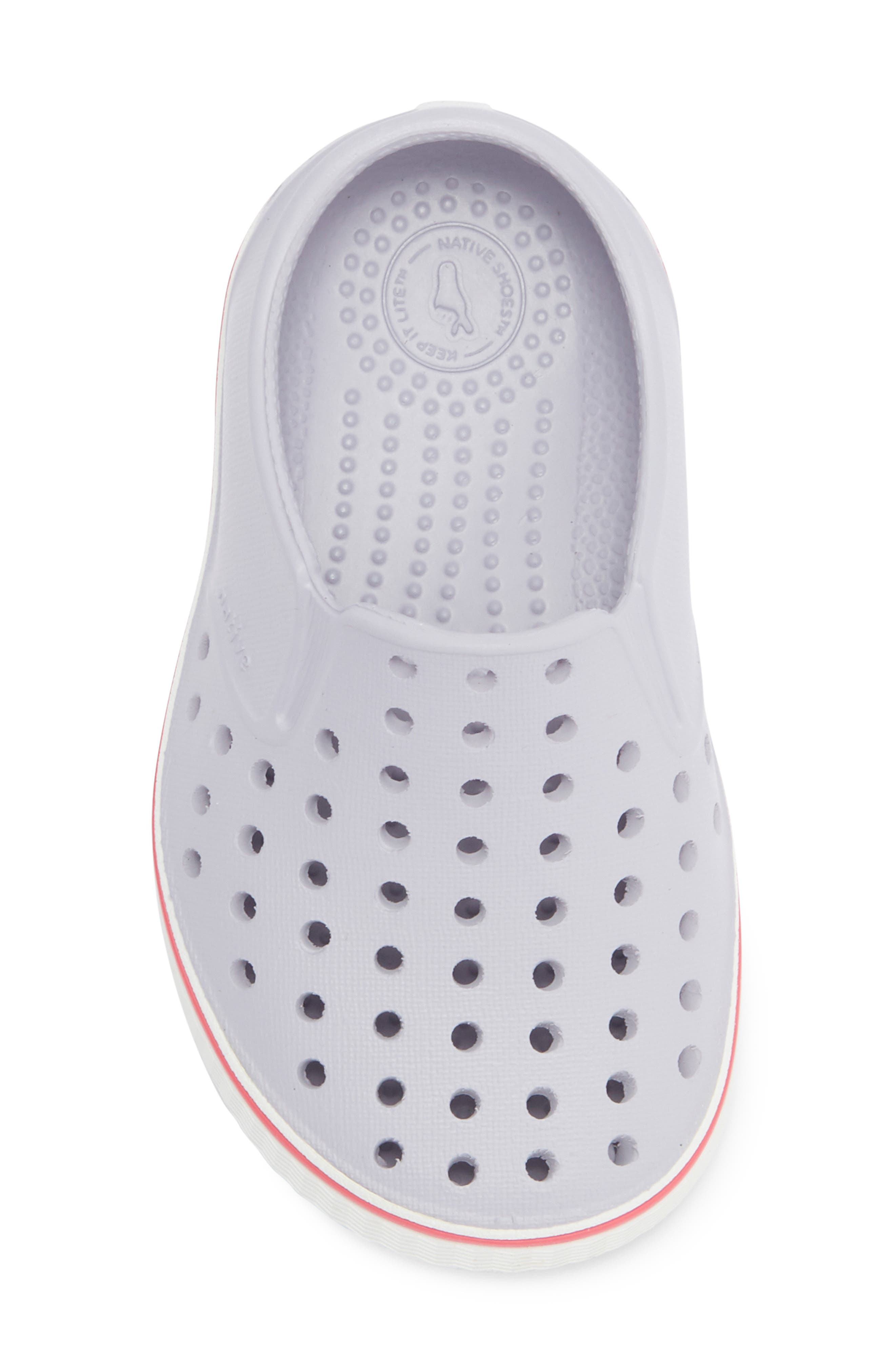 Native Shoes Kids' Miles Water Friendly Slip-On Sneaker, Alternate, color, Future Purple/ Shell White