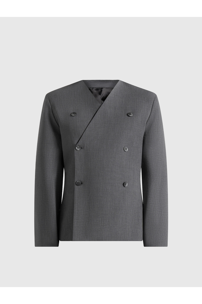 Timeo Structured Blazer, Alternate, color, Grey