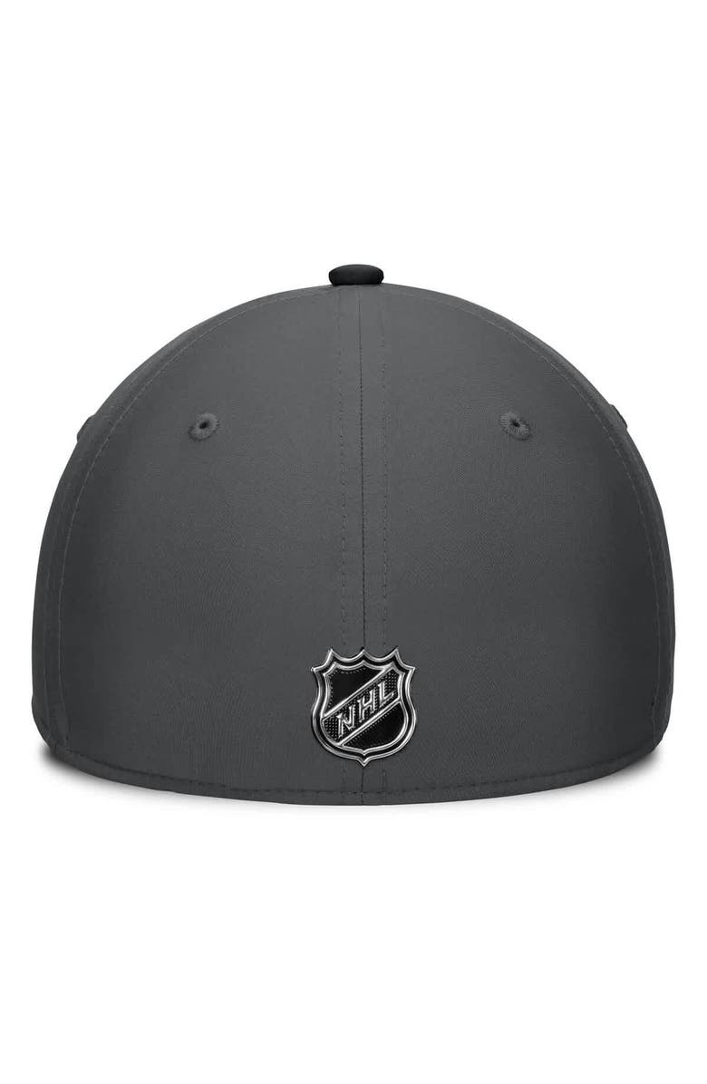 FANATICS Men's Fanatics Gray/Black Vegas Golden Knights Authentic Pro Rink Flex Hat, Alternate, color, Gray
