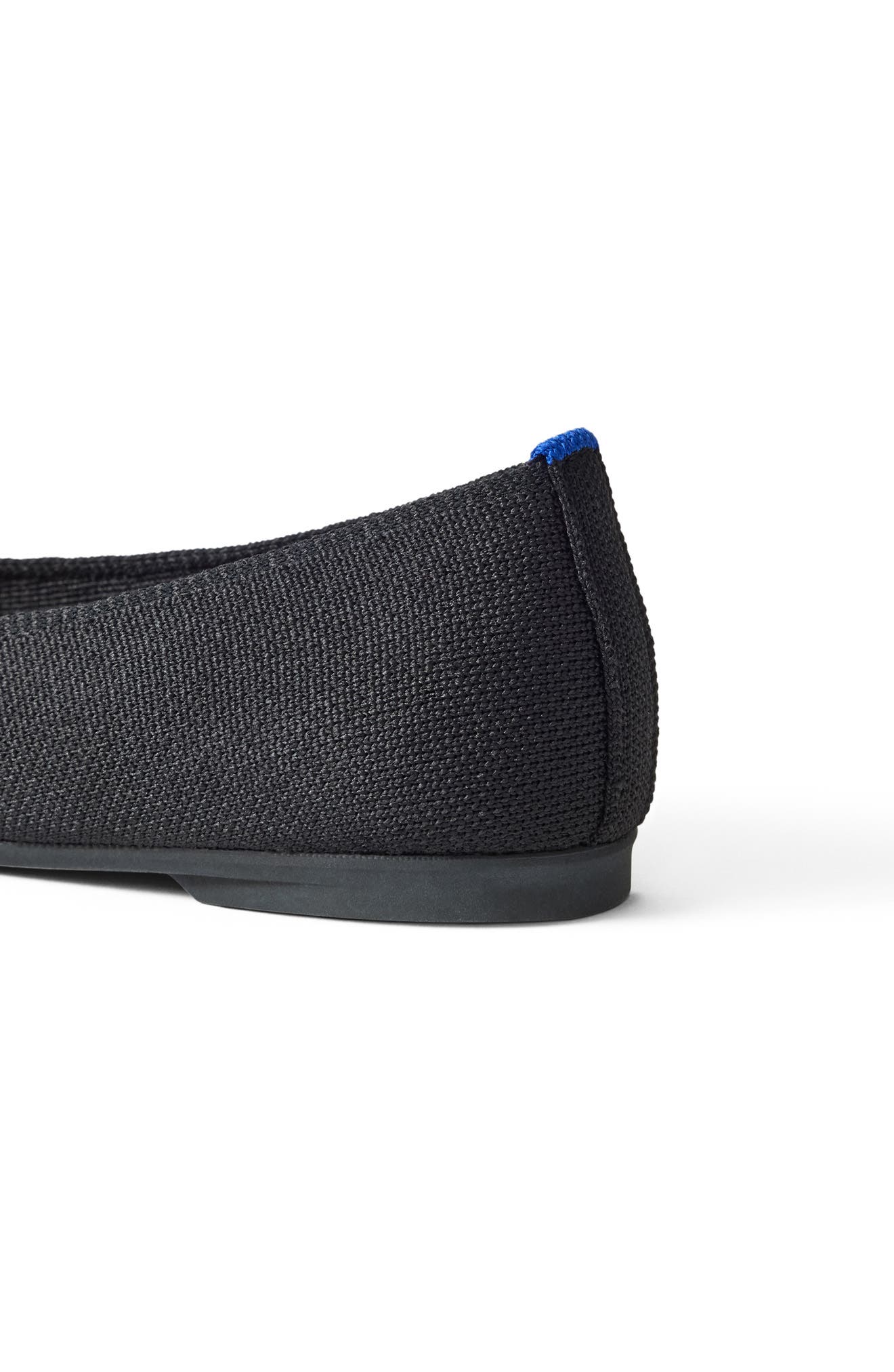 The Almond Ballet Flat, Alternate, color, BLACK