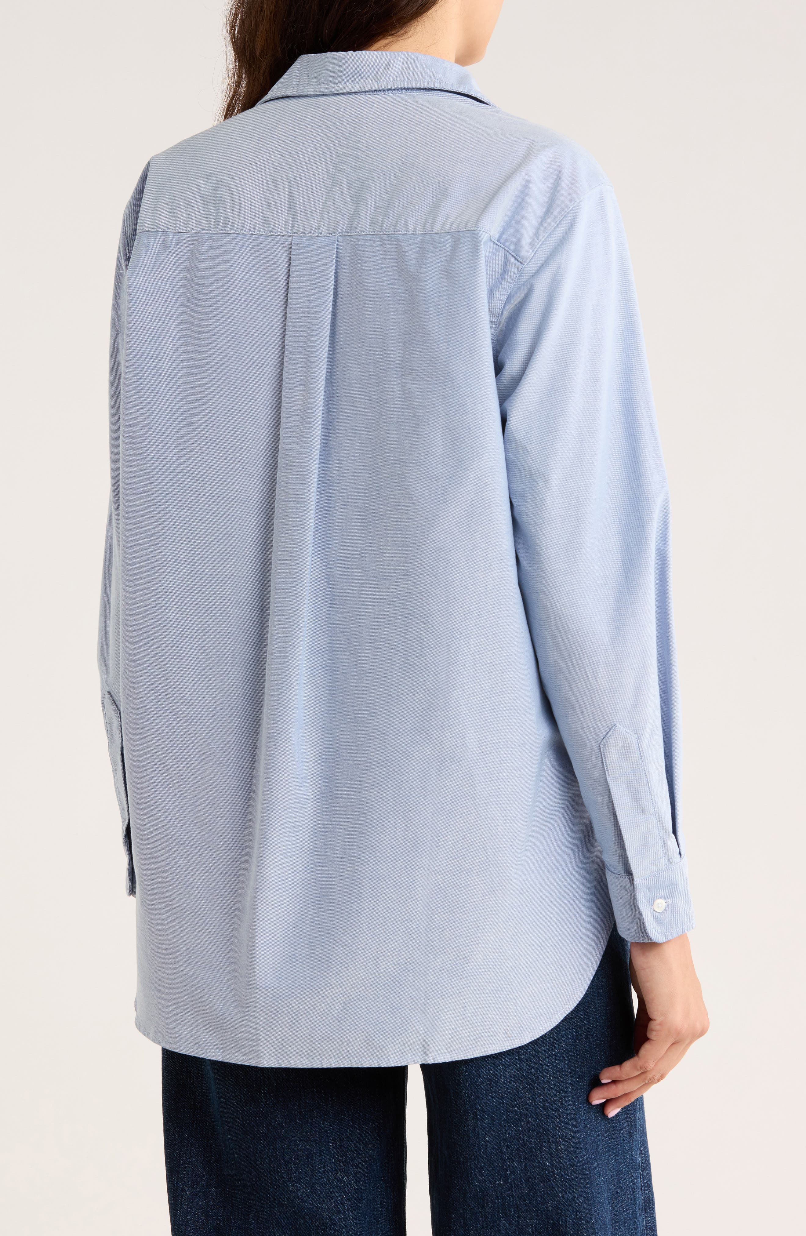 Boyfriend Cotton Button-Up Shirt - image 2