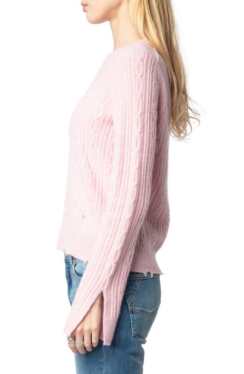 Zadig & Voltaire Jonasson Cashmere Sweater In Boudoir