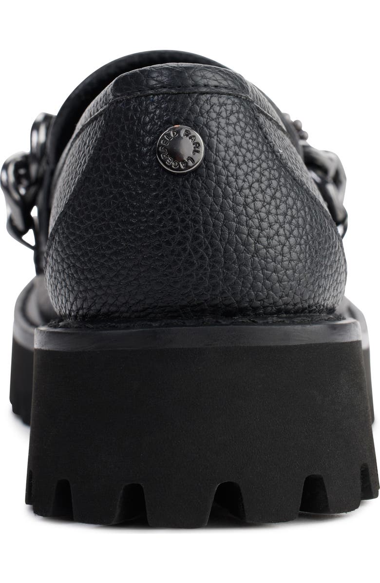 KARL LAGERFELD PARIS Gala Lug Chain Loafer, Alternate, color,