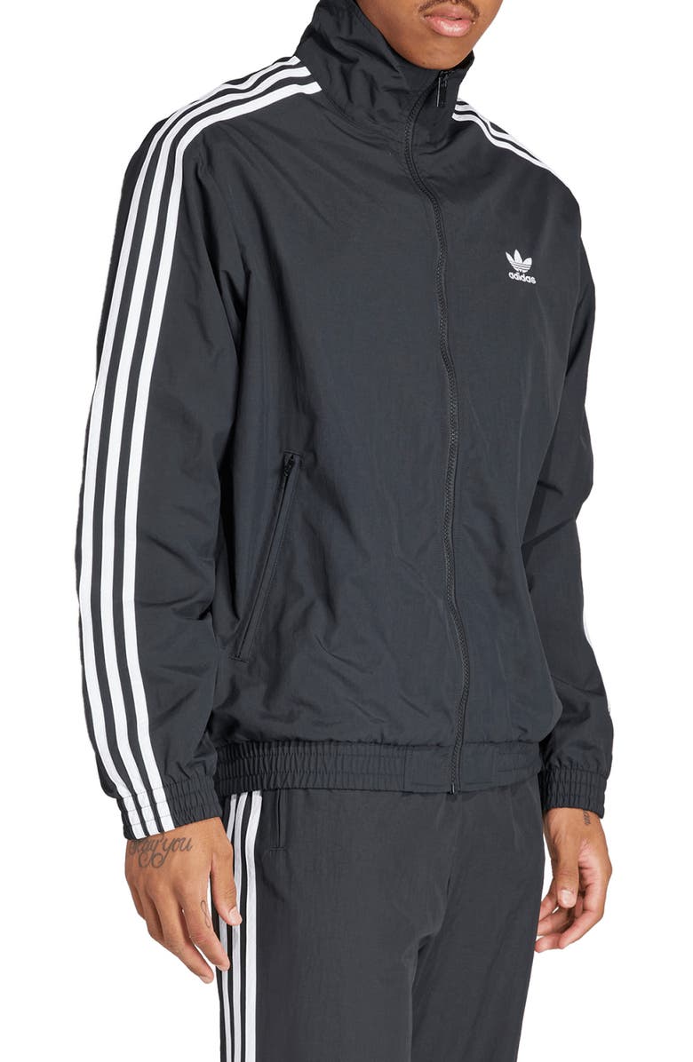 adidas Adicolor Firebird Track Jacket, Alternate, color, Black