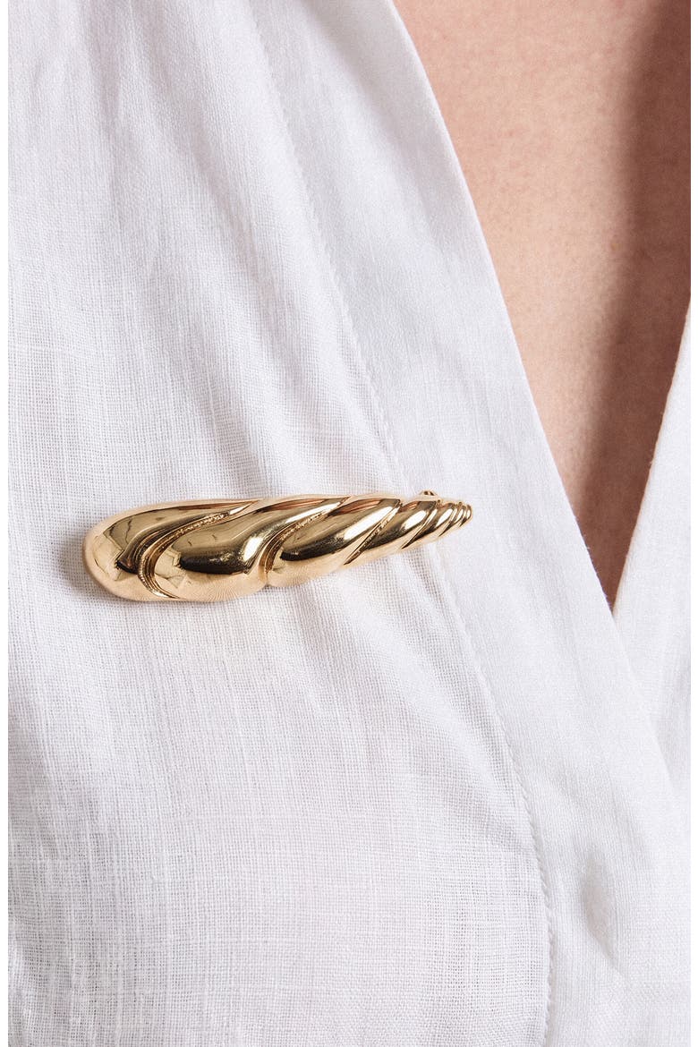 Everyday Brooch, Alternate, color, GOLD