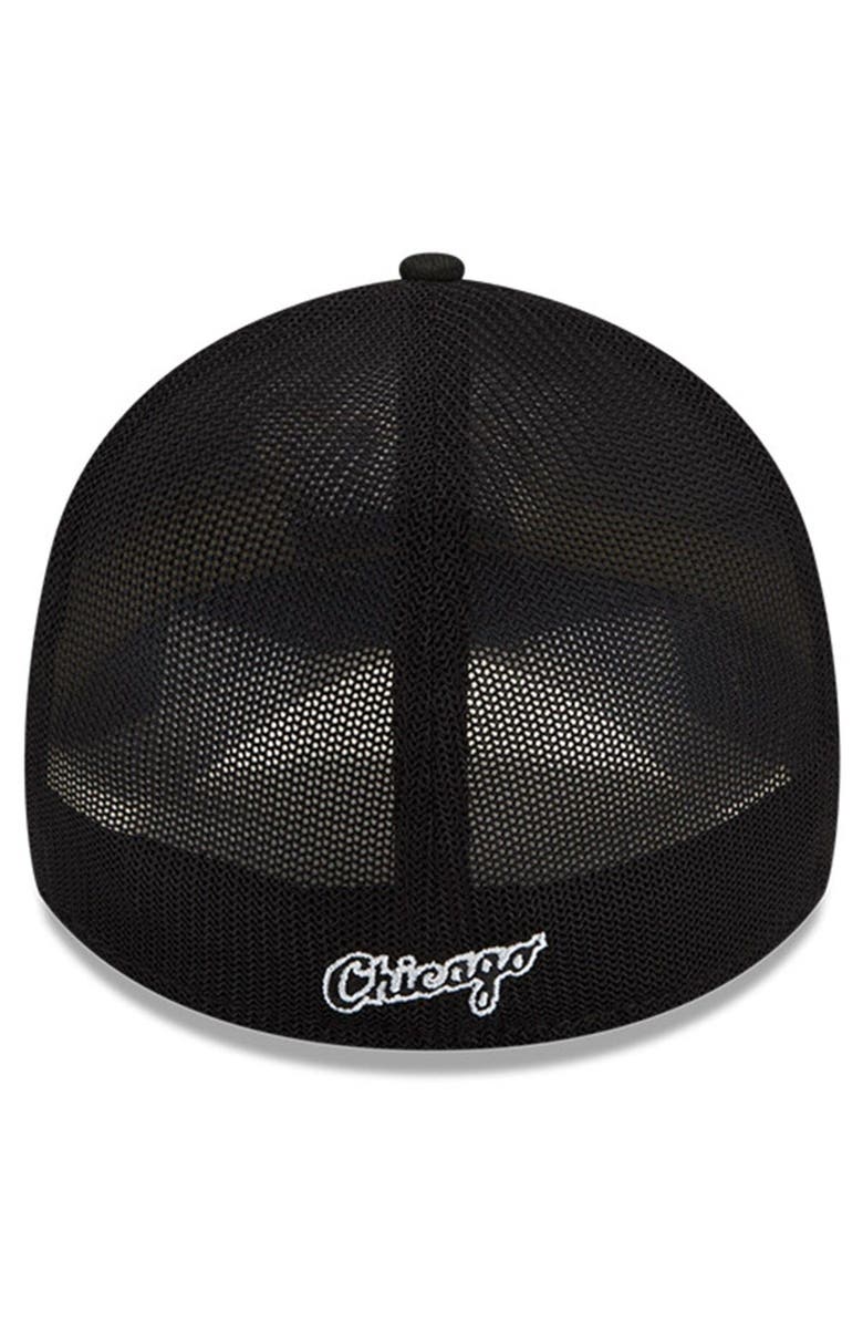 New Era Men's New Era Black Chicago White Sox 2023 Batting Practice 39THIRTY Flex Hat, Alternate, color, Black