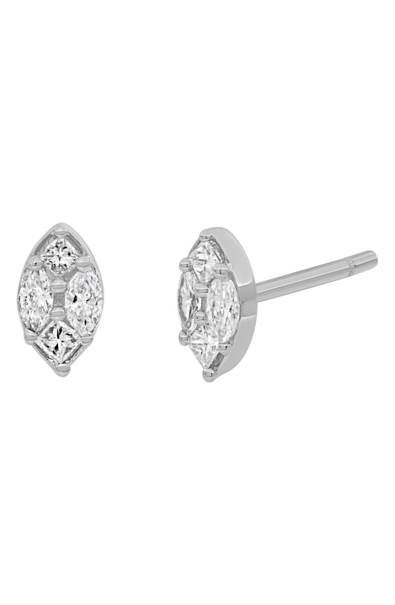 Bony Levy Mika Diamond Stud Earrings - 0.2ct., Main, color, 18K White Gold