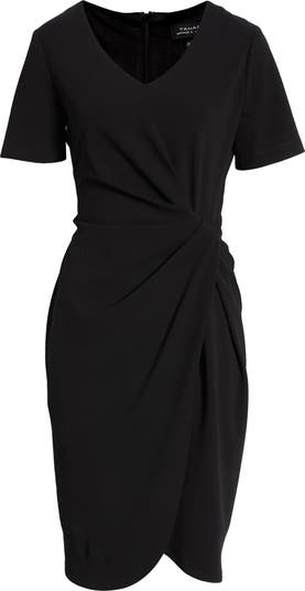 Tahari ASL ストレッチクレープサイドノットワンピース Tahari ASL ストレッチクレープサイドノットワンピース