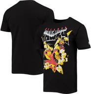 NBA X MCFLYY Men's NBA x McFlyy Black Atlanta Hawks Identify Artist Series T-Shirt