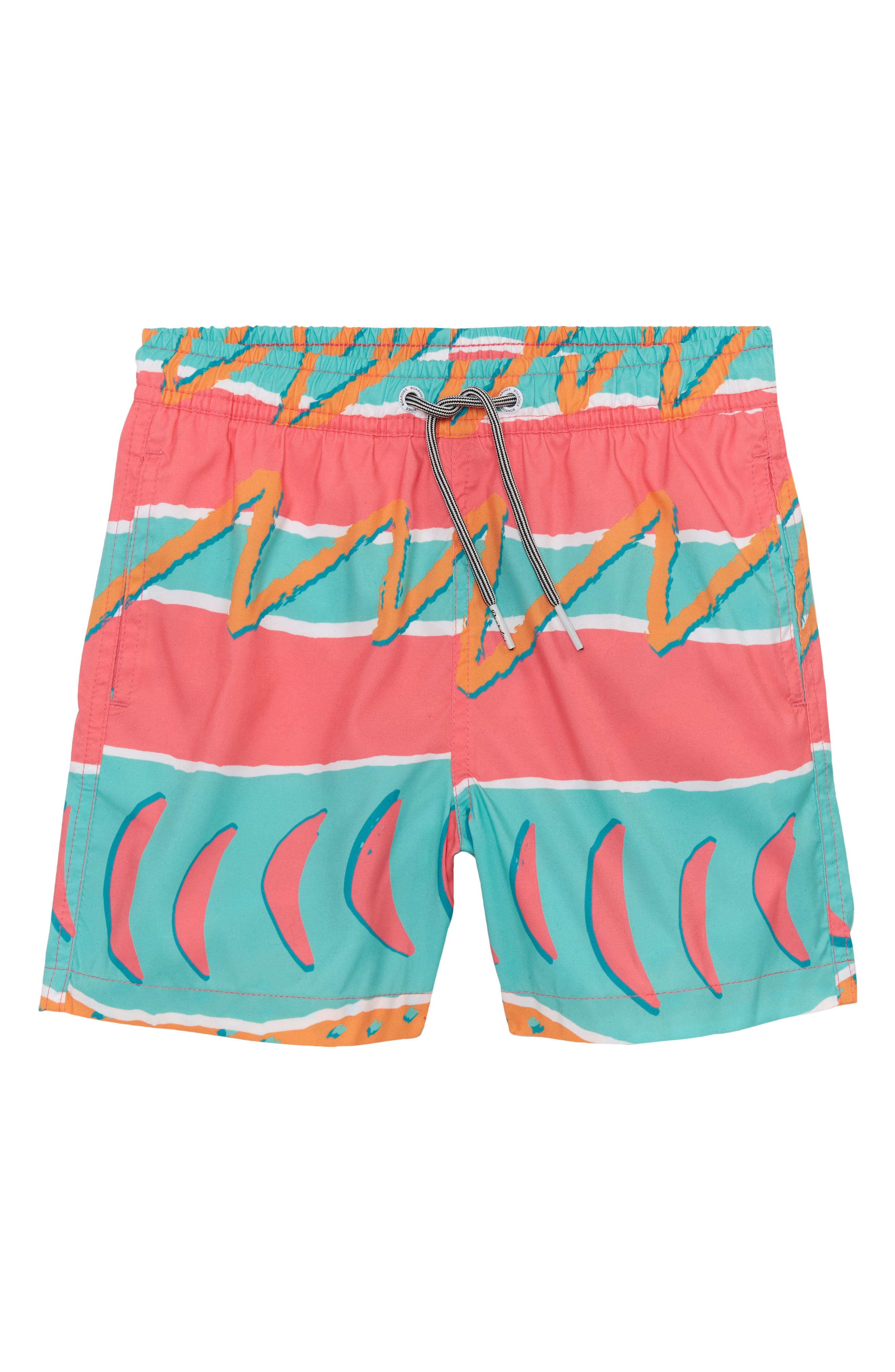 Boardies Kids' Retro Print Swim Trunks (Men) | Nordstrom