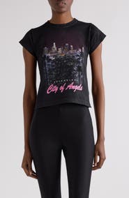 【関税＆送料込み】Balenciaga City Of Angels T-Shirt City Of Angels T-shirt Medium Fit in Black Faded | Balenciaga US