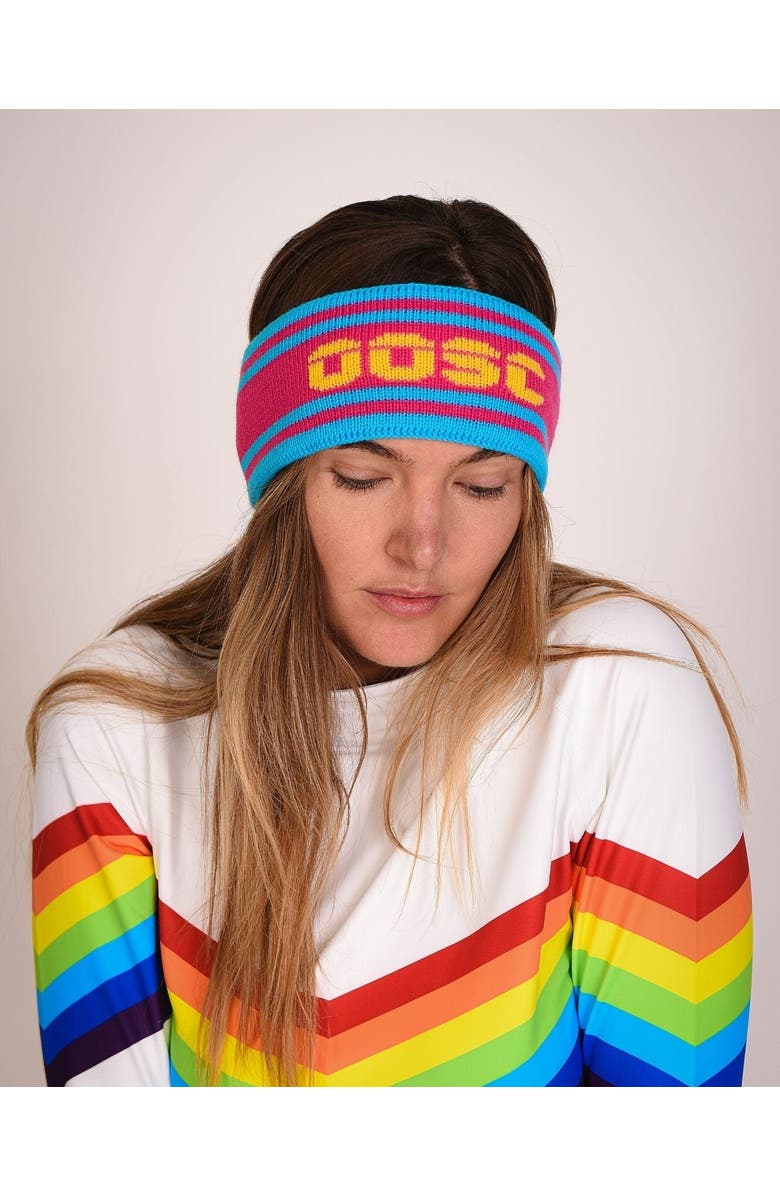 OOSC Après Headband - Blue, Pink, Yellow, Main, color, Blue, Pink, Yellow