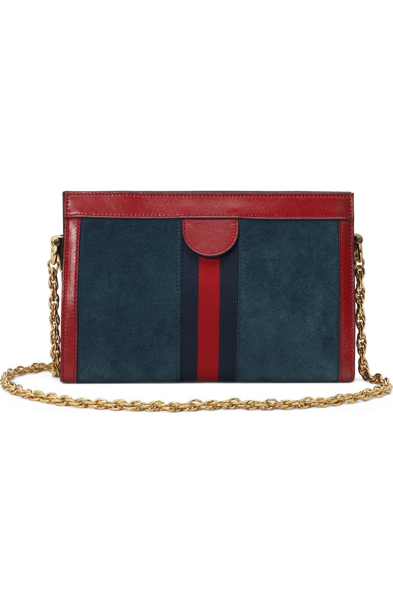 Gucci Small Ophidia Suede Shoulder Bag, Alternate, color,