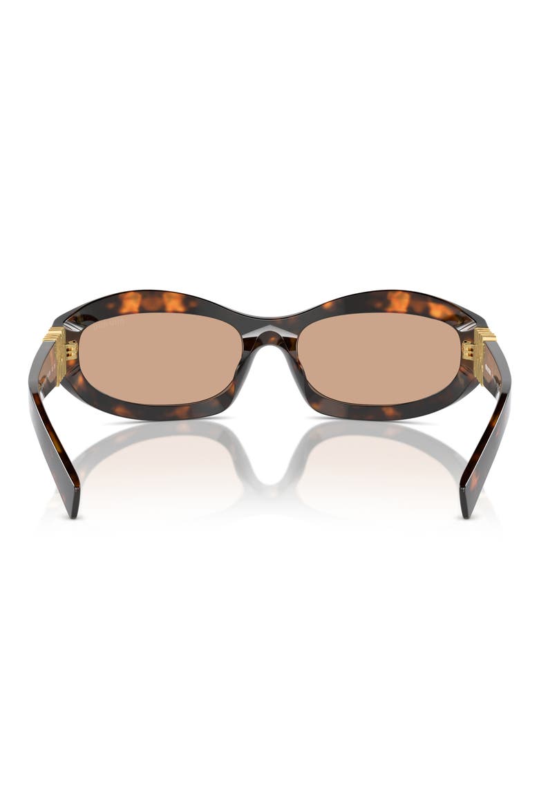 61mm Oval Sunglasses, Alternate, color, BLOND HAV