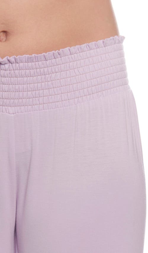 Everly Grey Laina During & After 2-piece Maternity/nursing Sleep Set In Purple