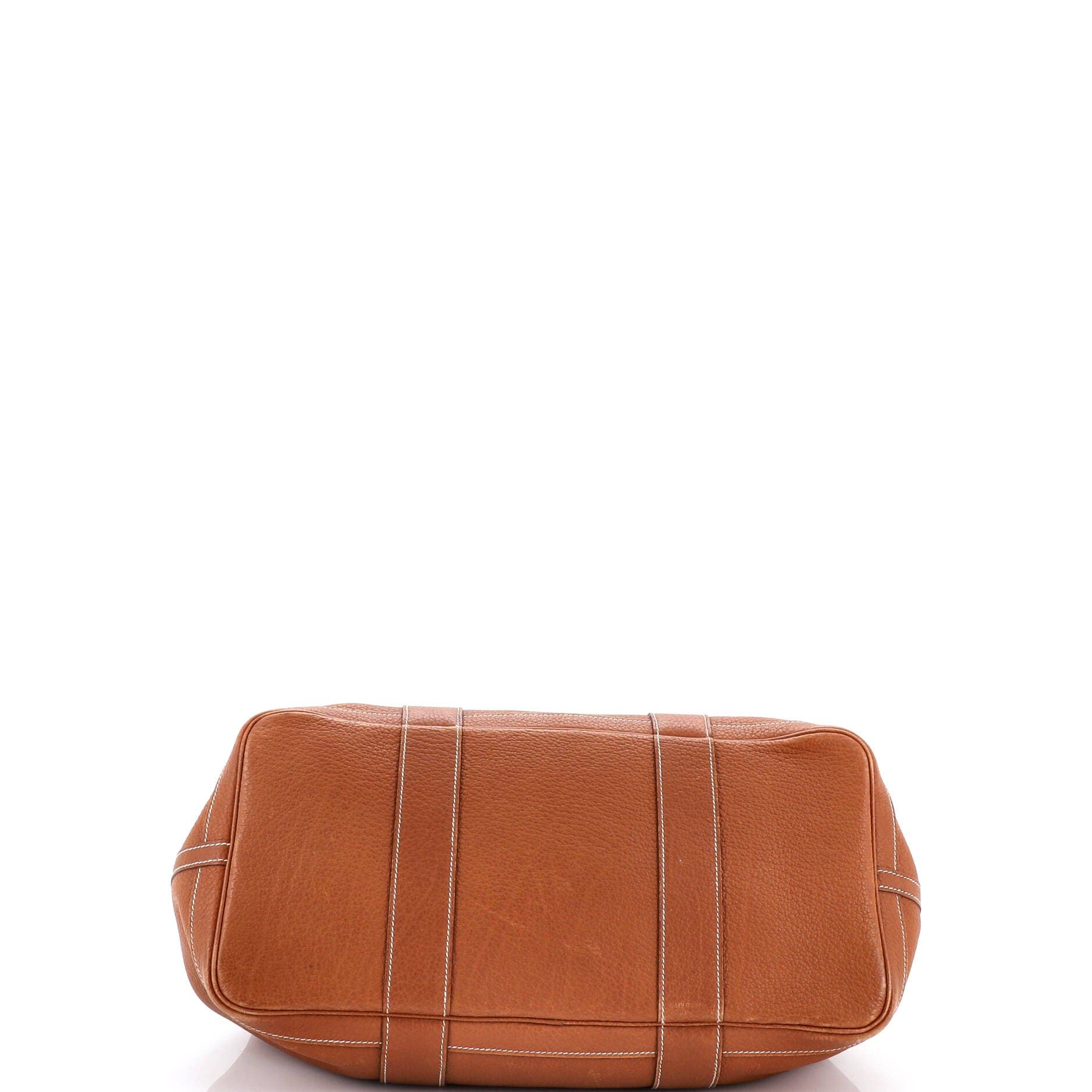 Pre-Owned Hermes Garden Party Tote Leather 36, Alternate, color, Gold