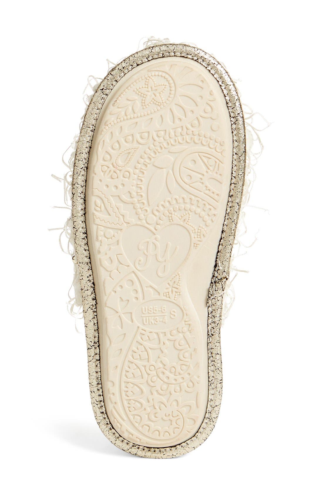 Pretty You London Beaded Slippers, Alternate, color, 