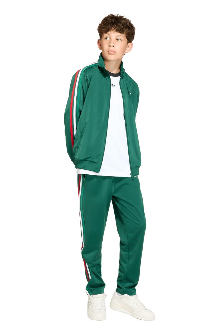 Kids' Firebird Recycled Polyester Track Jacket, Alternate, color, TEAM DARK GREEN/DARK FOOTBALL GOLD