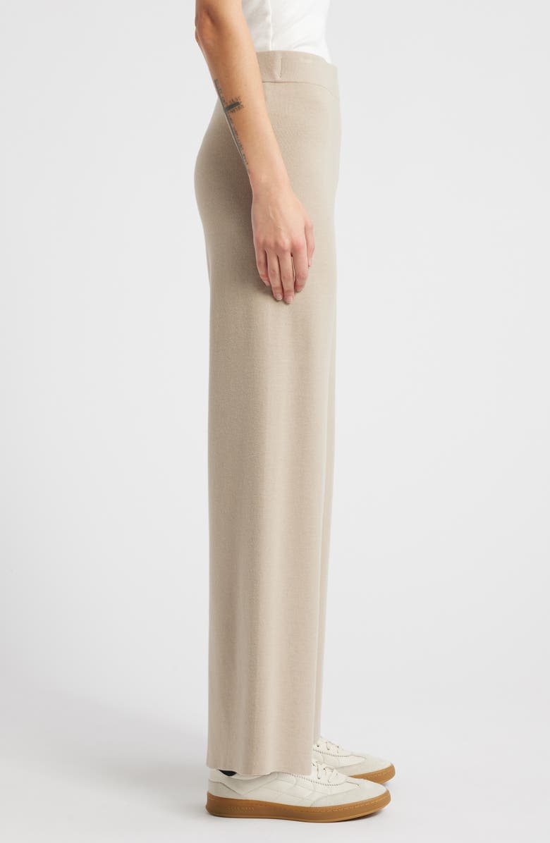 Rails Krista Knit Wide Leg Pants, Alternate, color, Heather Oatmeal