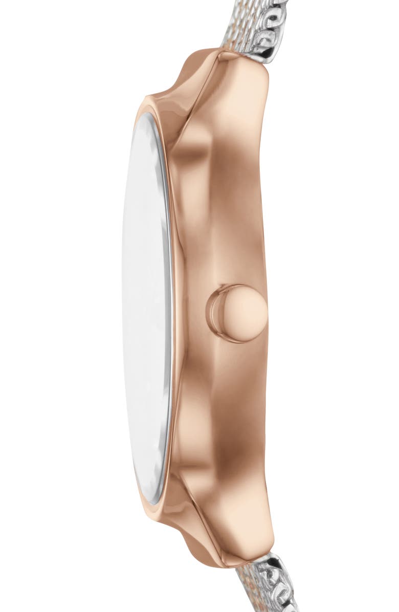 Skagen Grenen Lille Two-Tone Mesh Strap Watch, 26mm, Alternate, color, 