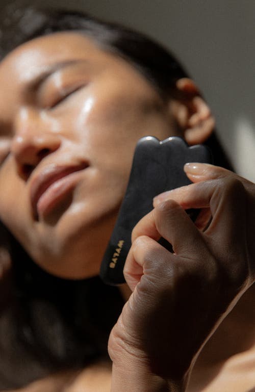 Wylys Black Obsidian Gua Sha + Face Roller Set