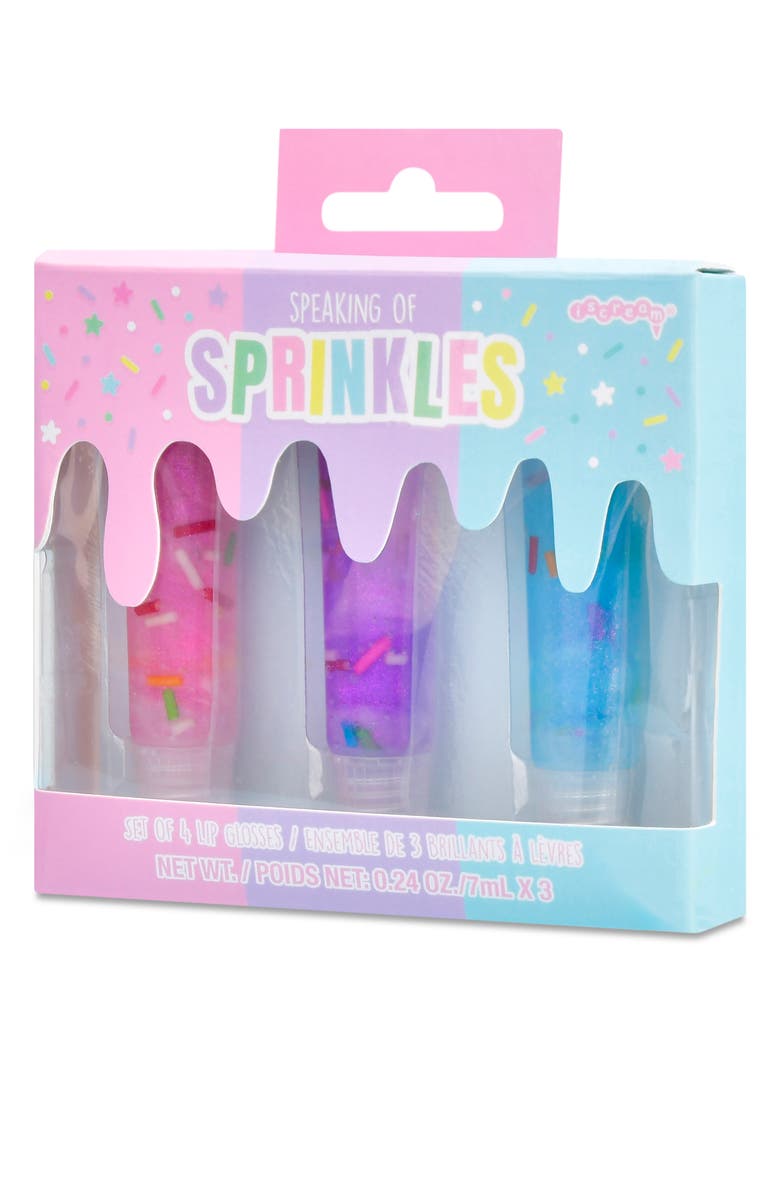 Iscream Kids' Set of 3 Sprinkle Lip Glosses, Alternate, color, Multi