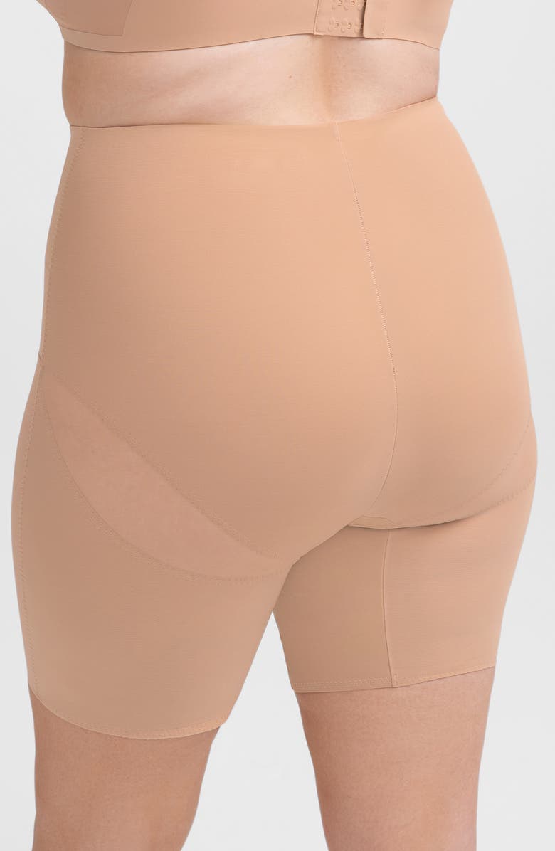 Honeylove Mid Waist Shorts, Alternate, color, Sand