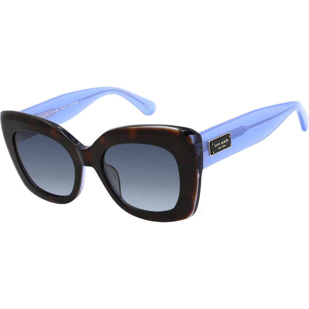 Kate Spade New York Kalie 52mm Gradient Square Sunglasses In Gold