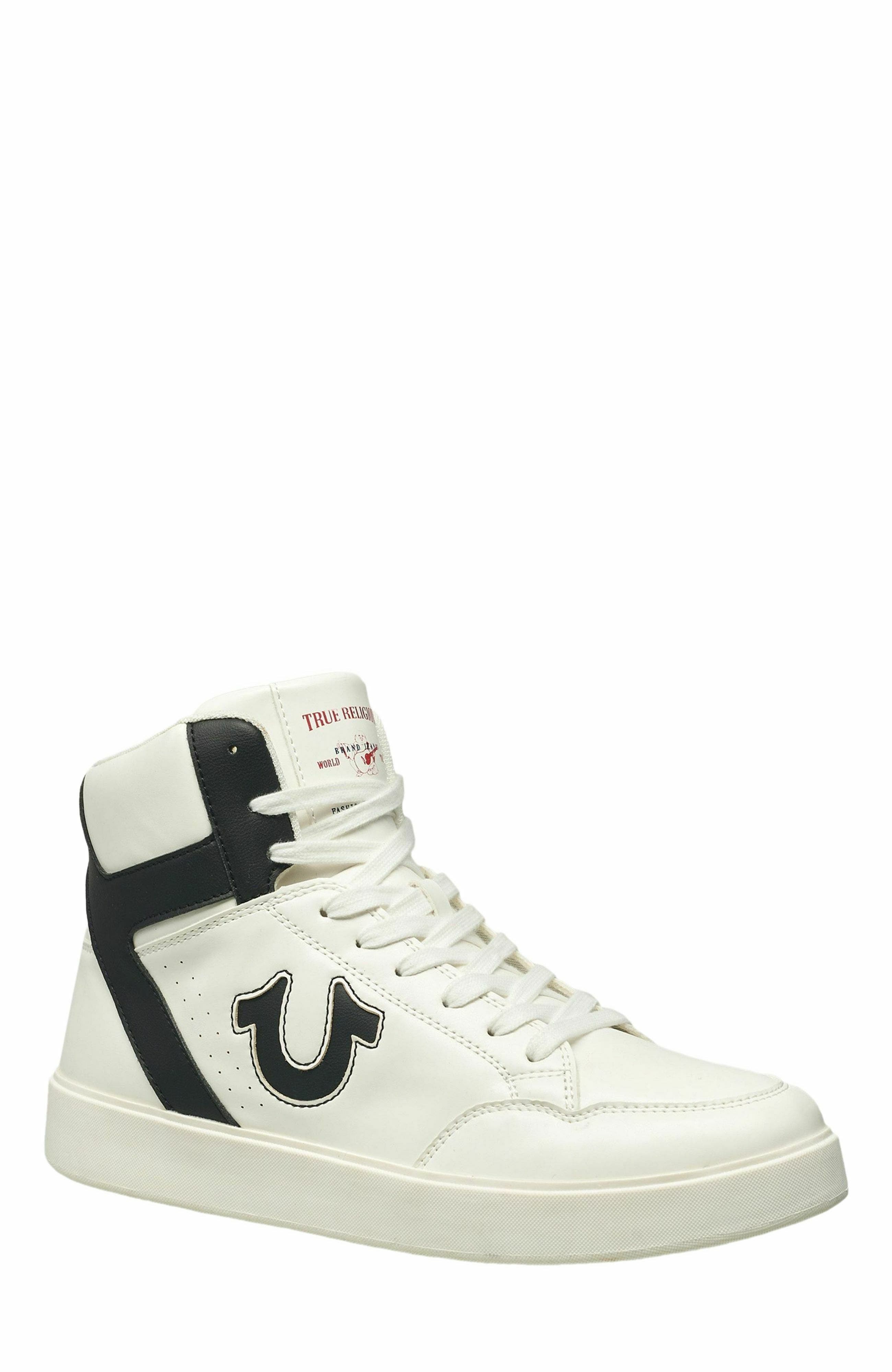 Kyrie High Top Sneaker, Main, color, White black
