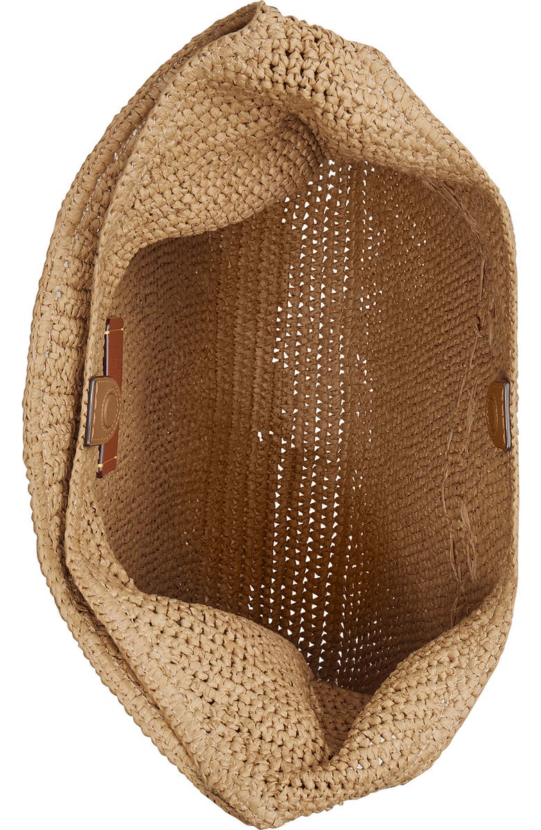 COACH Brooklyn 39 Straw Shoulder Bag, Alternate, color,