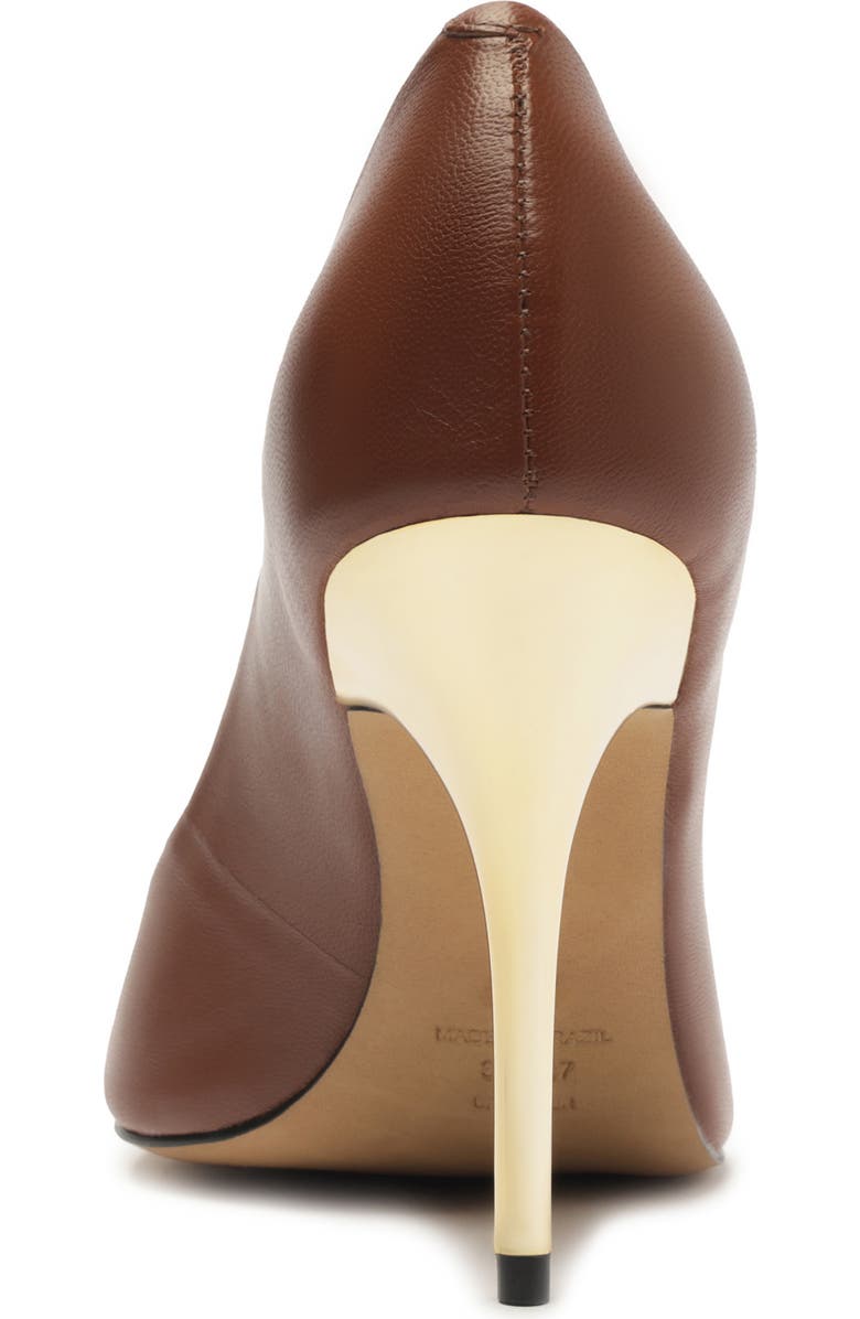 Arezzo Emily Pointed Toe Pump, Alternate, color, Cocoa Brown