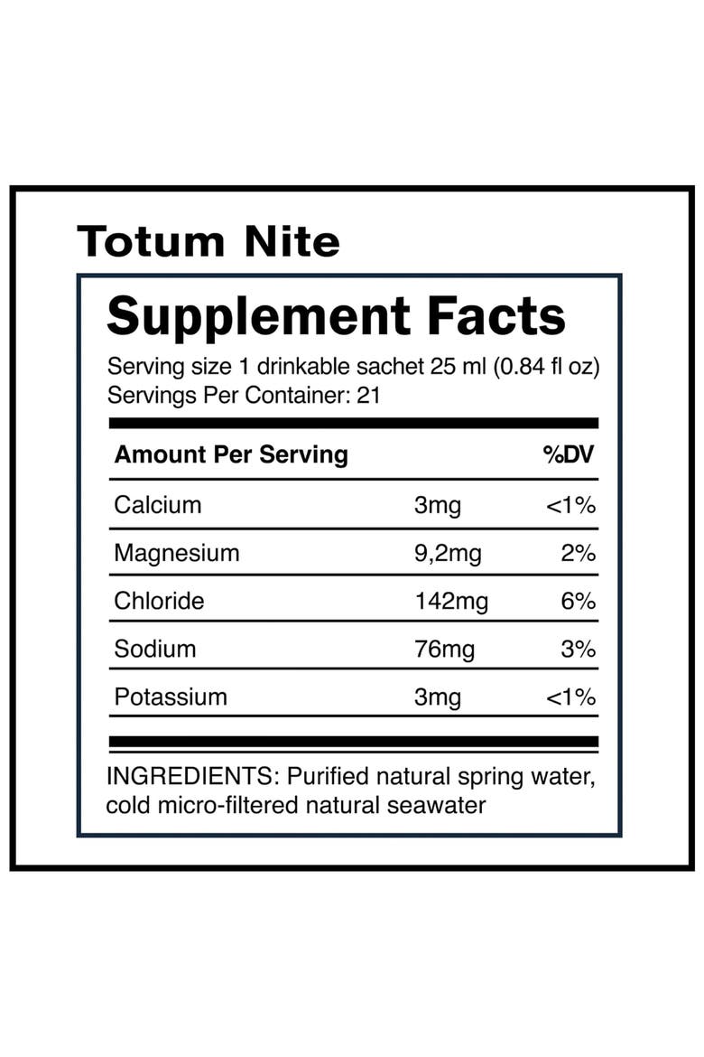 Totum Nite Liquid Seawater Electrolyte Supplement, Alternate, color, None