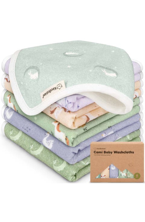 6-Pack Cami Baby Washcloths