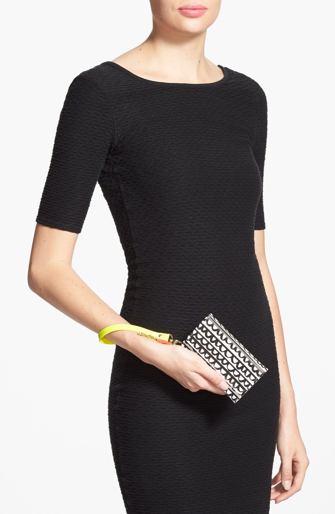 'Disco' Tech Wristlet, Alternate, color, FRILLS