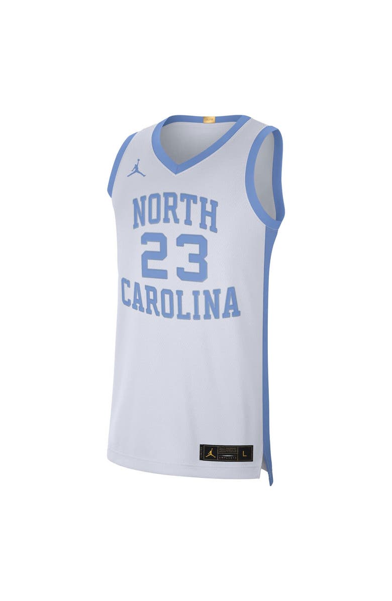 Jordan Brand Men's Jordan Brand Michael Jordan White North Carolina Tar Heels Limited Retro Jersey, Alternate, color, 