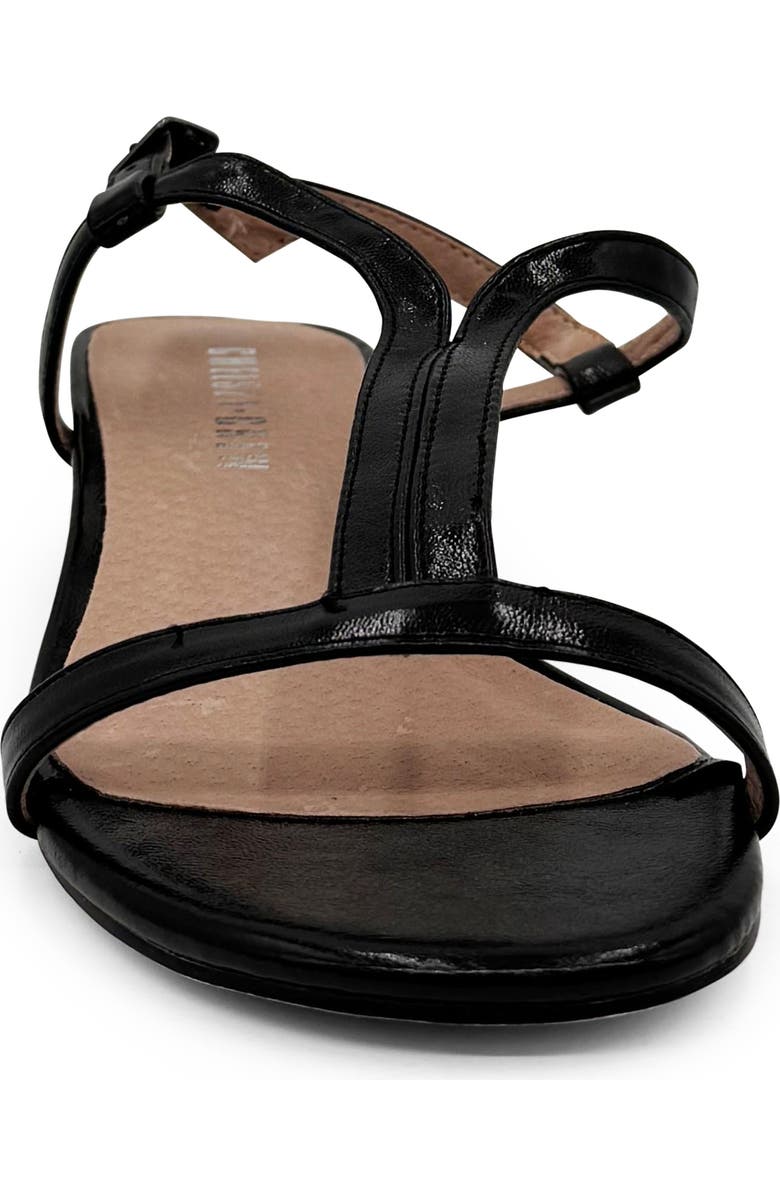 CHELSEA CREW Bali Ankle Strap Sandal, Alternate, color, Black Pu